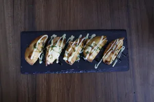 Gyosas Fritas de Camarón