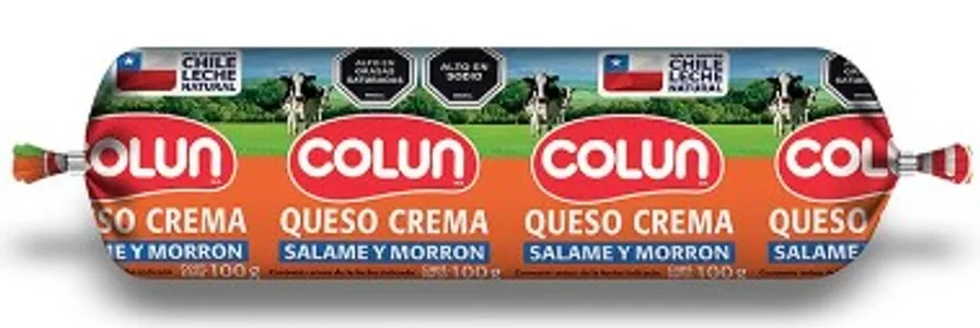 Queso crema Salame y Morron
