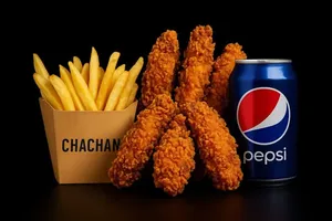 Chicken Strips + Papas Grandes + Bebida 350cc