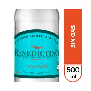 Agua Benedictino Sin Gas 500 ml