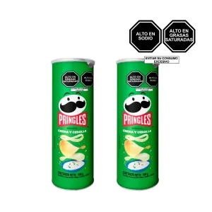 Pack (2 Papas Pringles Sour&Cream Onion X 109 Gr)