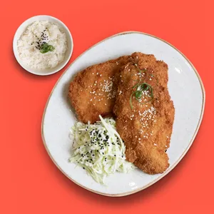 Chicken Katsu con gohan (*)
