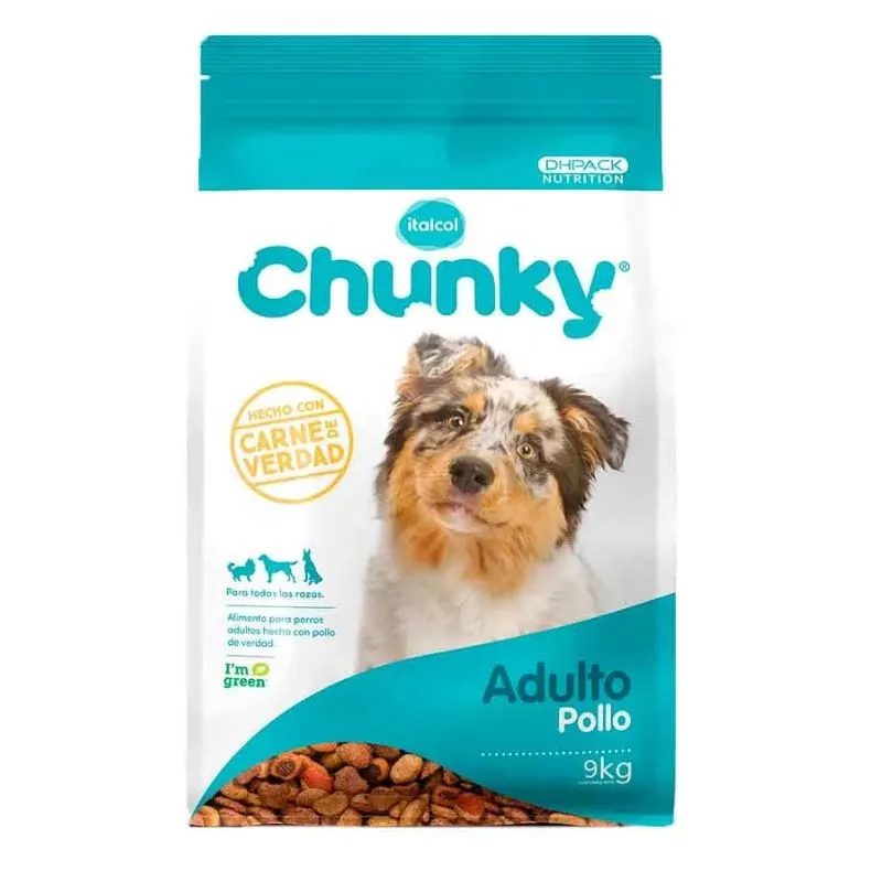 Concentrado Chunky Adulto Pollo x 9 kgs