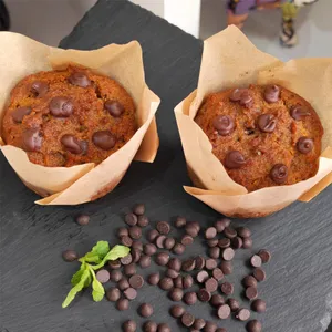 Muffin chips de chocolate