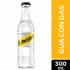 #Sitengoenvase Schweppes Agua con Gas 300 ML. Retornable