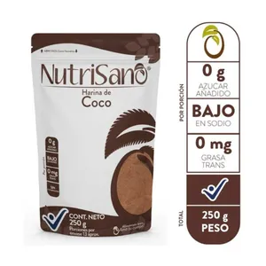 Harina de coco nutrisano x 250 grs