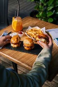 Sampler Burger Home