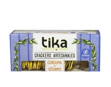 crakers artesanales curcuma y sesamo
