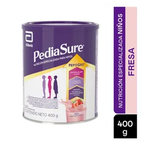 ALIMENTO EN POLVO PEDIASURE PEPTIGRO FRESA X 400 GRS