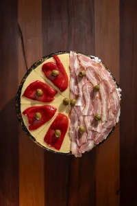Pizza grande mitades a elección
