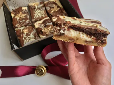 Brookiecheesecakes