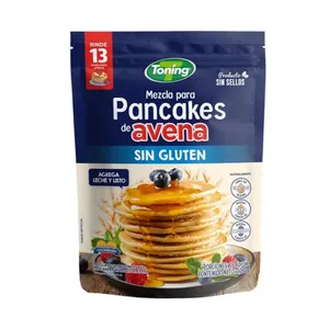 Mezcla pancakes toning avena sin gluten x 500 grs