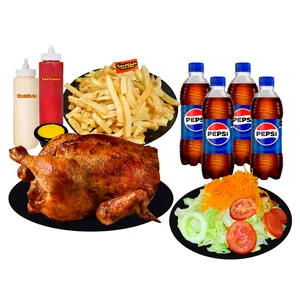 1 pollo + 4 gaseosas GRATIS