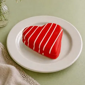 Corazón Tradicional cobertura rojo