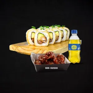 1 Maki + 6 alitas (a elección) + 1 bebida de 300 ml