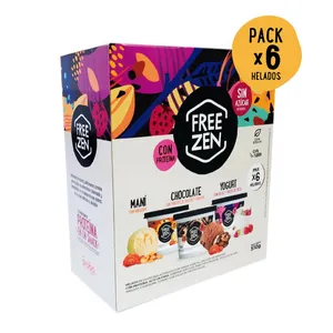 Helado freezen surtidos x 85 grs pack x 6