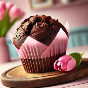 Muffins Chocolate con Chips de Chocolate