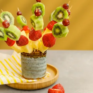 Brochetas de frutas