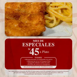 MES DE ESPECIALES A S/.45