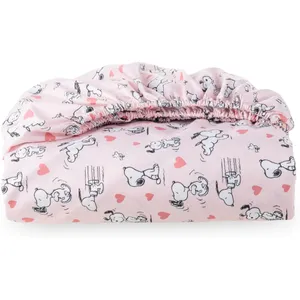 SABANA SNOOPY ROSA 2 PLAZAS