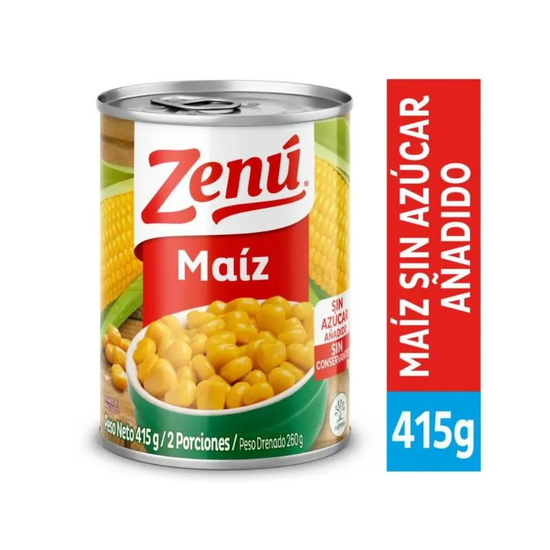 MAIZ DULCE ZENU 415G