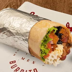 Burro Bravo de chili con carne