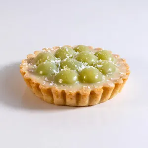 Tarta individual de uvas con chocolate blanco 120 gr