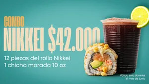 Combo Nikkei - 12 piezas + Chicha Morada