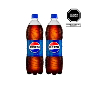 Pack 2 Gaseosa Pepsi X 1 Lt