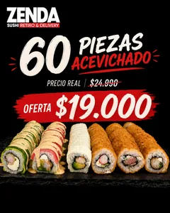 60 Piezas Acevichado