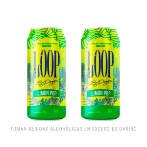 Pack (2 Rtd Loop By Psyco Limon Pop X 355 Ml)