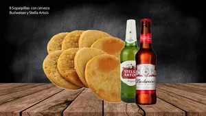 8 Sopaipillas Con 2 Cervezas
