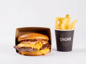 Cheese burger  + Fries