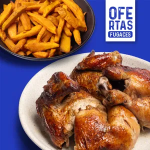 1 Pollo + Camote Frito OFF