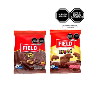 Pack 2 (1 Wafer Bañado Cua Cua Mini X 42 Gr+1 Galleta Travesuras X 47.6 Gr)