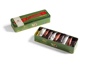 Lata Metálica Mix Alfajores Noël 9 Unidades