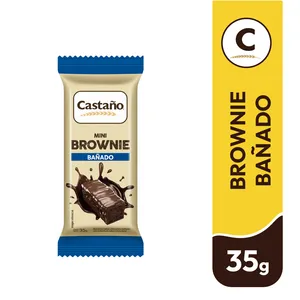 Mini Brownie Bañado