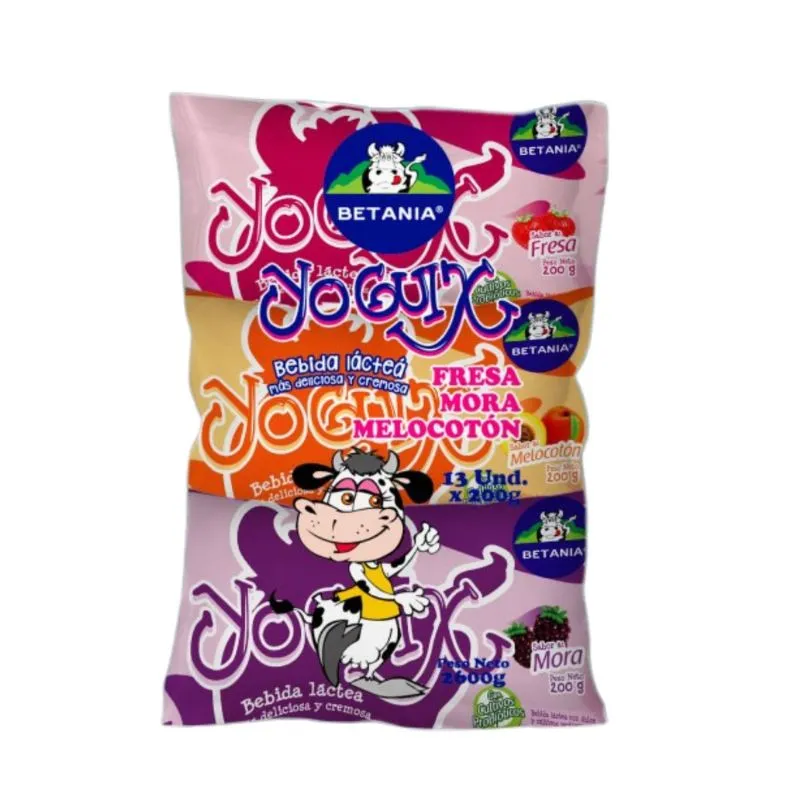 13 bebida lactea yoguix betania surtida x 200 grs 13 bebida lactea yoguix betania surtida x 200 grs