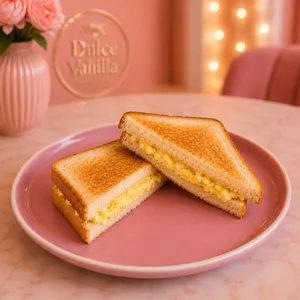 Sándwich de huevo.