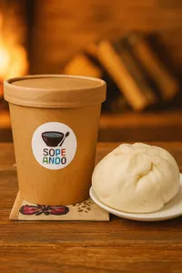 Bao de Anko y Crema Espinaca Thai