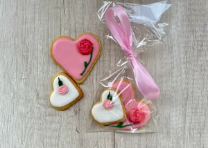 Galletas “corazones juntos”