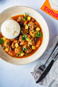 Estofado de albóndigas