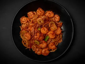 Red Chile Buttery Shrimp