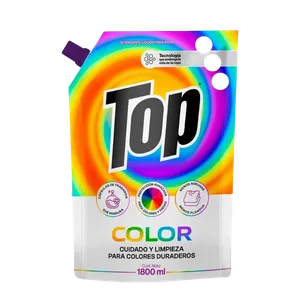 DETERGENTE LIQUIDO TOP COLOR 1800ML CUIDADO Y LIMPIEZA