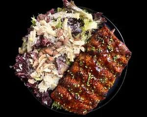 Korean BBQ Ribs XL (420 g aprox ) +  Black Salad