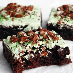 Brownie de menta