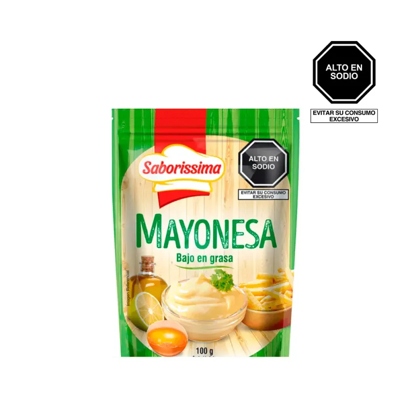 Mayonesa Saborissima Baja En grasa 100 gr