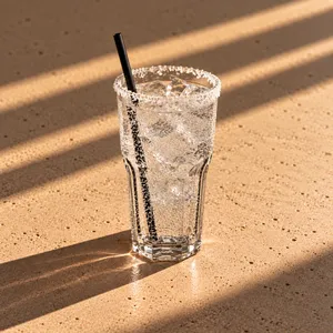 Agua mineral en suero