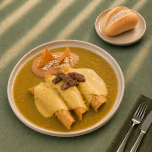 Skirt steak enchiladas (3 pcs) Skirt steak enchiladas (3 pcs)
