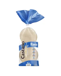 Pan Pita Blanco 300 gr Castaño Pan Pita Blanco 300 gr Castaño